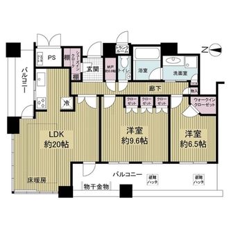 エルグレース西宮の間取図