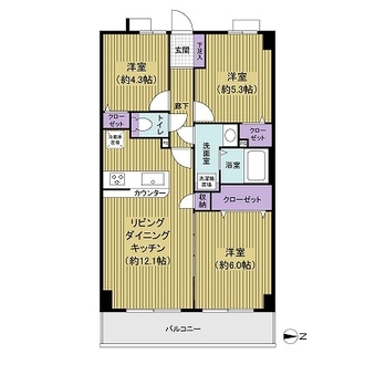 藤和シティコープ北松戸の間取図