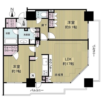 ナゴヤセンタータワーの間取図