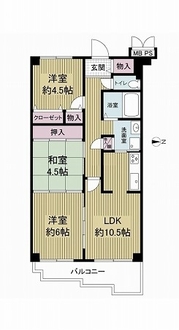 エクセレンス山本の間取図