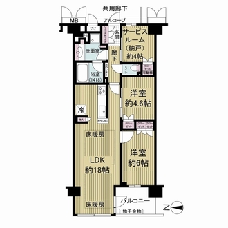 プレミスト京都西院の間取図