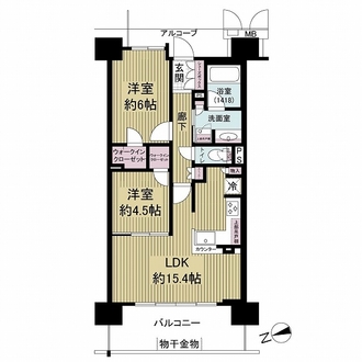 ブランズシティ天神橋筋六丁目の間取図