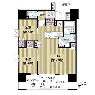 ヴェレーナ上野入谷の間取図