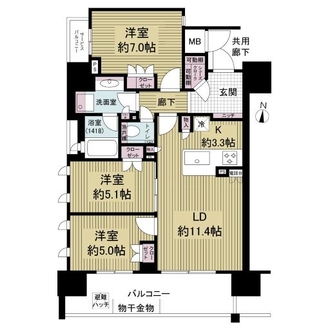 ローレルアイ泉の間取図