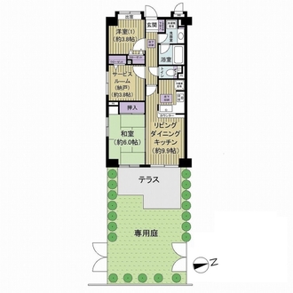 グランイーグル南砂町の間取図