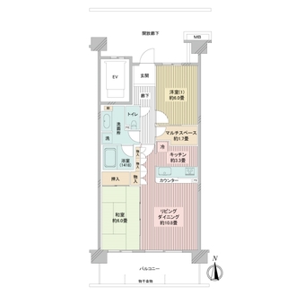 ブランシエラ川口青木町公園の間取図