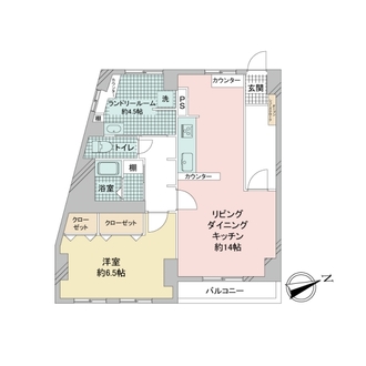 カクエイ・ハイホームの間取図