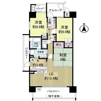 ロイヤルクレスト浅間町の間取図