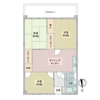 コーポ高輪の間取図