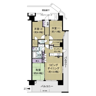 ソフィア松戸の間取図
