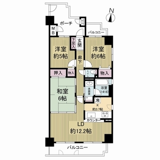 メイツ千林大宮の間取図
