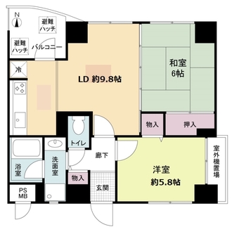 ロイヤル京都丸太町の間取図