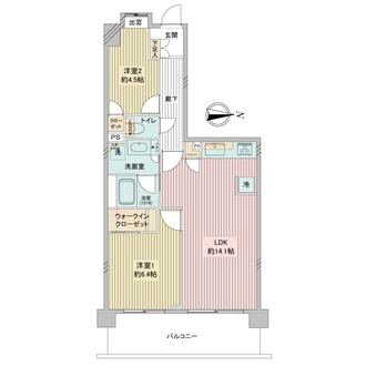 モア・クレスト荻窪の間取図