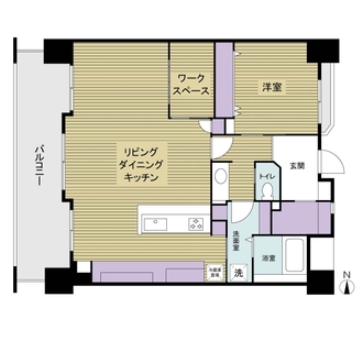 ライオンズガーデン多摩永山の間取図