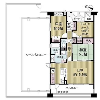 エルヴェール神戸本山アーバンライフの間取図