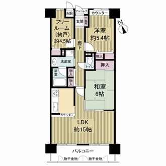 ファミールハイツ堺ＩＩ番館の間取図