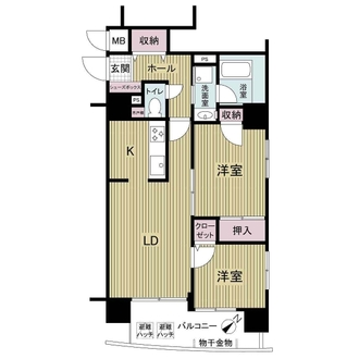 日暮里第２ダイヤモンドマンションの間取図