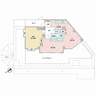 ライオンズガーデン初台の間取図