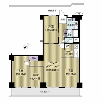 コンドミニアム葛西の間取図