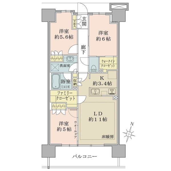 ＳＨＩＮＴＯ　ＣＩＴＹ（シントシティ）の間取図