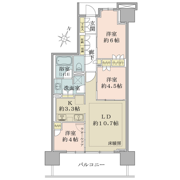ＳＨＩＮＴＯ　ＣＩＴＹ（シントシティ）の間取図