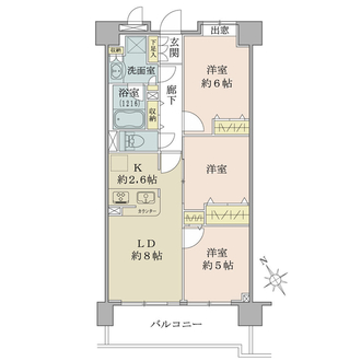 クレストフォルム田町ベイフロントスクエアの間取図