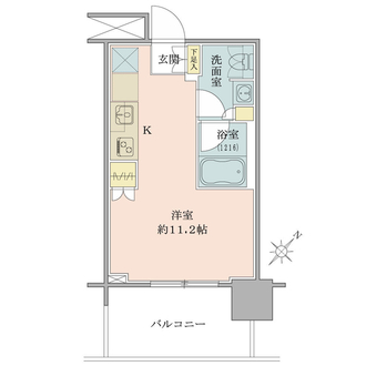 ブリリアタワー浜離宮の間取図