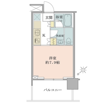 ブリリアタワー浜離宮の間取図