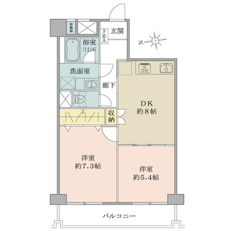 錦糸町ハイタウンの間取図