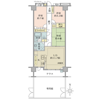 ソフィア西台の間取図