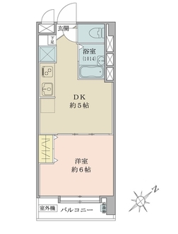 シャトレ明大前の間取図
