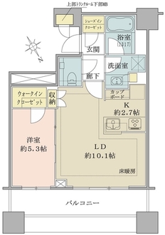 ブリリアタワーズ目黒　サウスレジデンスの間取図