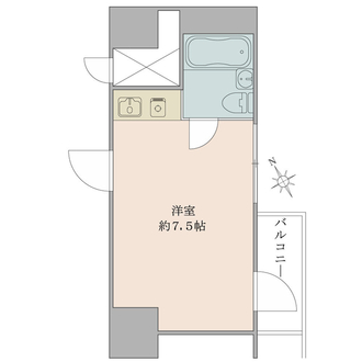 サンパレス新宿の間取図