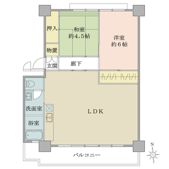 高島平第三住宅の間取図
