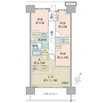 ＳＨＩＮＴＯ　ＣＩＴＹ（シントシティ）の間取図
