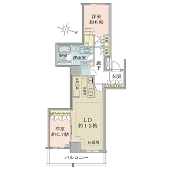 大宮スカイ＆スクエア　ザ・タワーの間取図