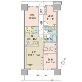 ＳＨＩＮＴＯ　ＣＩＴＹ（シントシティ）の間取図