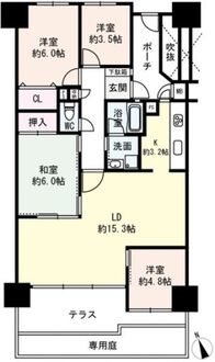 メゾンドール堺の間取図