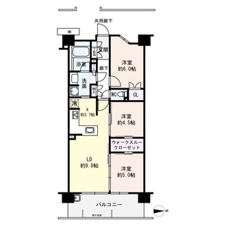 レーベン千里青山台GRANHIGHの間取図