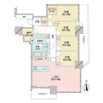幕張ベイパークスカイグランドタワーの間取図