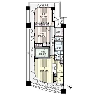 ジュネス光明池クレアールの間取図