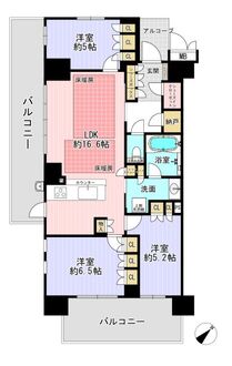 メイツ茨木総持寺の間取図