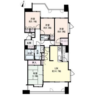 ソピア大濠西の間取図