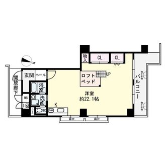 三陽ハイツ都島の間取図