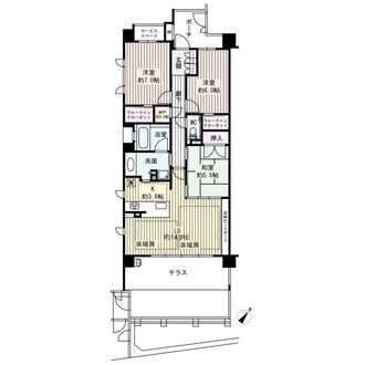 ザ・パークハウス六甲の間取図