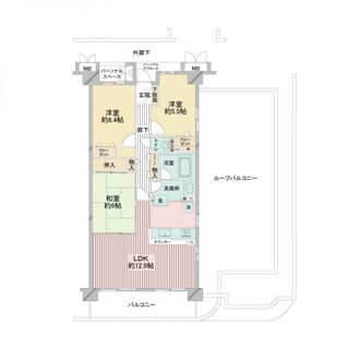 ネオハイツ船橋薬円台公園の間取図