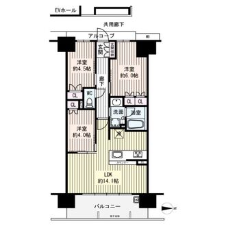 プレサンスレジェンド上新庄の間取図