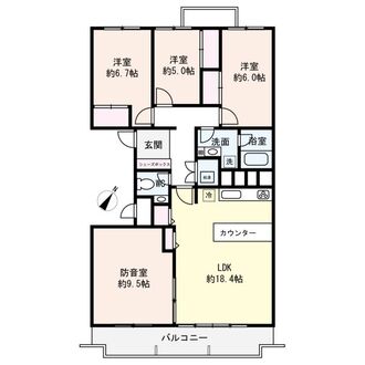 メゾン岡本の間取図
