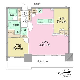 品川イーストシティタワーの間取図