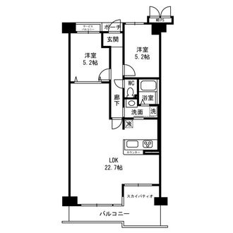 ラヴェニール宝塚中山台プルミエの間取図